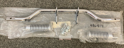 NEW V twin 49-0414 Chrome Forward 18.25" Highway Bar Kit W/ Foot Pegs HD 1984-03