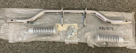 NEW V twin 49-0414 Chrome Forward 18.25" Highway Bar Kit W/ Foot Pegs HD 1984-03