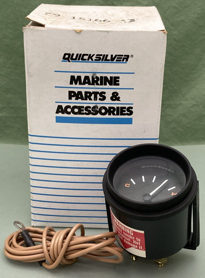 NEW GENUINE MERCURY QUICKSILVER 79-15166A 3 ANLG TEMP WAT GAUGE RIGGING W 1 WIRE