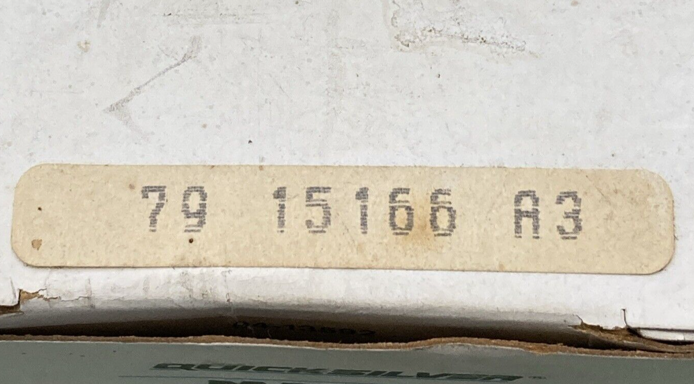 NEW GENUINE MERCURY QUICKSILVER 79-15166A 3 ANLG TEMP WAT GAUGE RIGGING W 1 WIRE