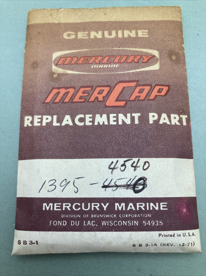 NEW GENUINE MERCURY QUICKSILVER 1395-4540 PLUG, SCREW