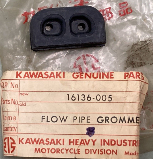 NEW GENUINE KAWASAKI 16136-005 GROMMET OVERFLOW PIPE
