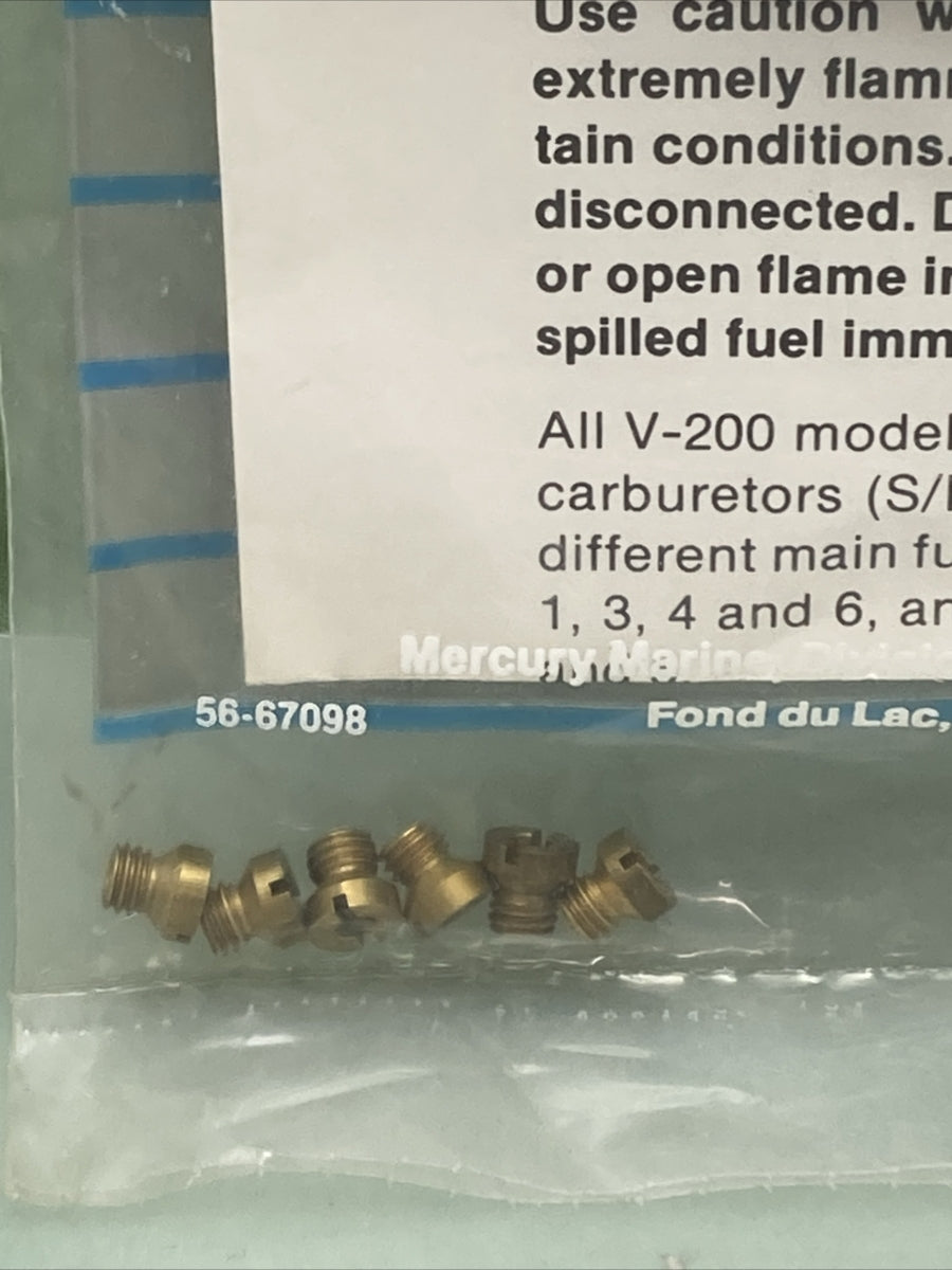 QTY 6 NEW GENUINE MERCURY QUICKSILVER 1395-6201A 1 FIX KIT