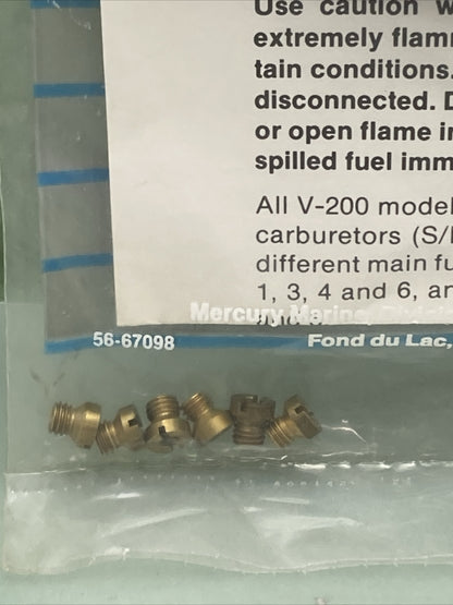 QTY 6 NEW GENUINE MERCURY QUICKSILVER 1395-6201A 1 FIX KIT