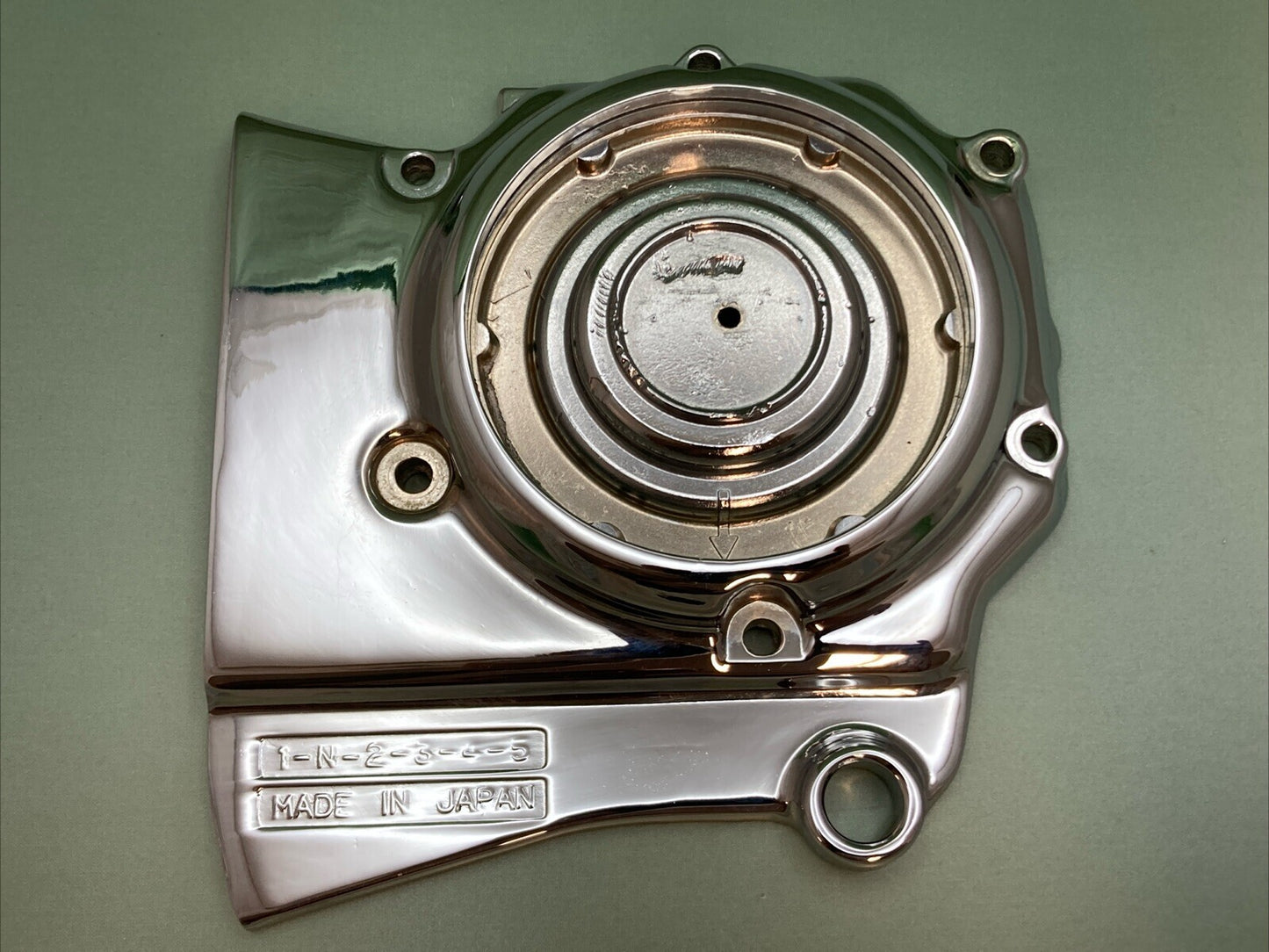 NEW YAMAHA 26H-15421-04 CRANKCASE COVER 2 CHROME