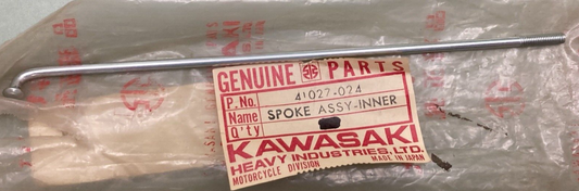 QTY 10 NEW GENUINE KAWASAKI 41027-024 SPOKE INNER