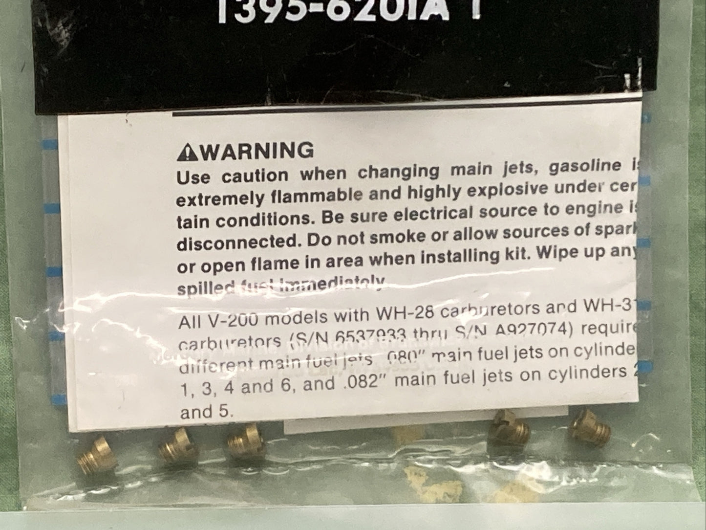 QTY 5 NEW GENUINE MERCURY QUICKSILVER 1395-6201A 1 FIX KIT