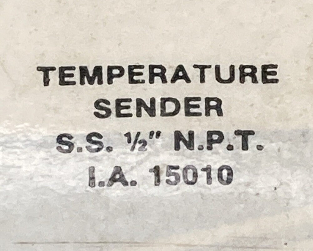 NEW GENUINE TELEFLEX IA15010 SENDER TEMP ASM MERCRUISER STERNDRIVE 350 CID