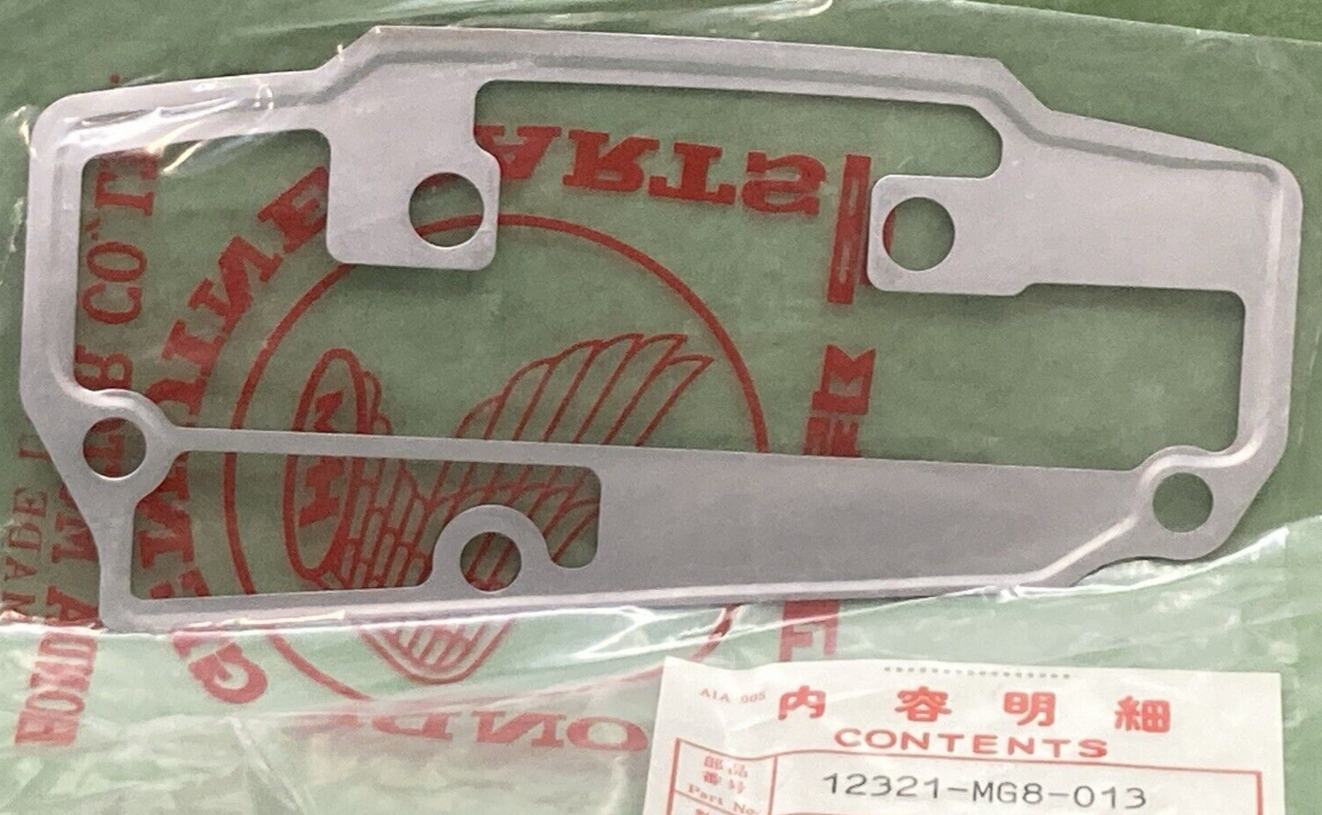 NEW GENUINE HONDA 12321-MG8-013 GASKET CAM CHAIN COVER