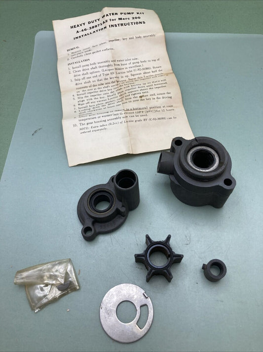NEW MERCURY 46-38971A2 WATER PUMP, INCOMPLETE KIT