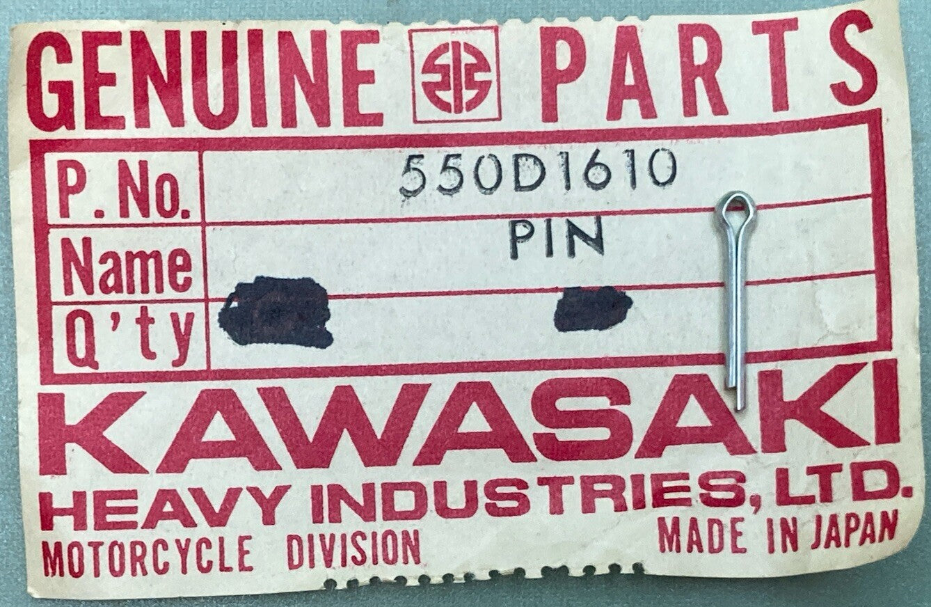 NEW GENUINE KAWASAKI 550D1610 PIN COTTER 1.6X10