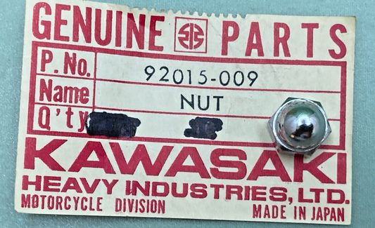 QTY 2 NEW GENUINE KAWASAKI 92015-009 NUT, 6MM