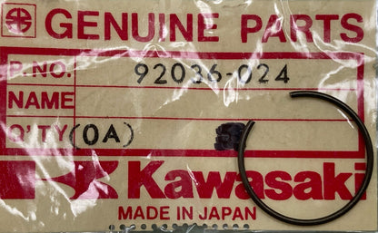 QTY 2 NEW GENUINE KAWASAKI 92036-024 CIRCRIP, PISTON PIN