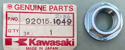 NEW GENUINE KAWASAKI 92015-1049 NUT, FLANGED, 18MM SUPERSEDED 92015-2186
