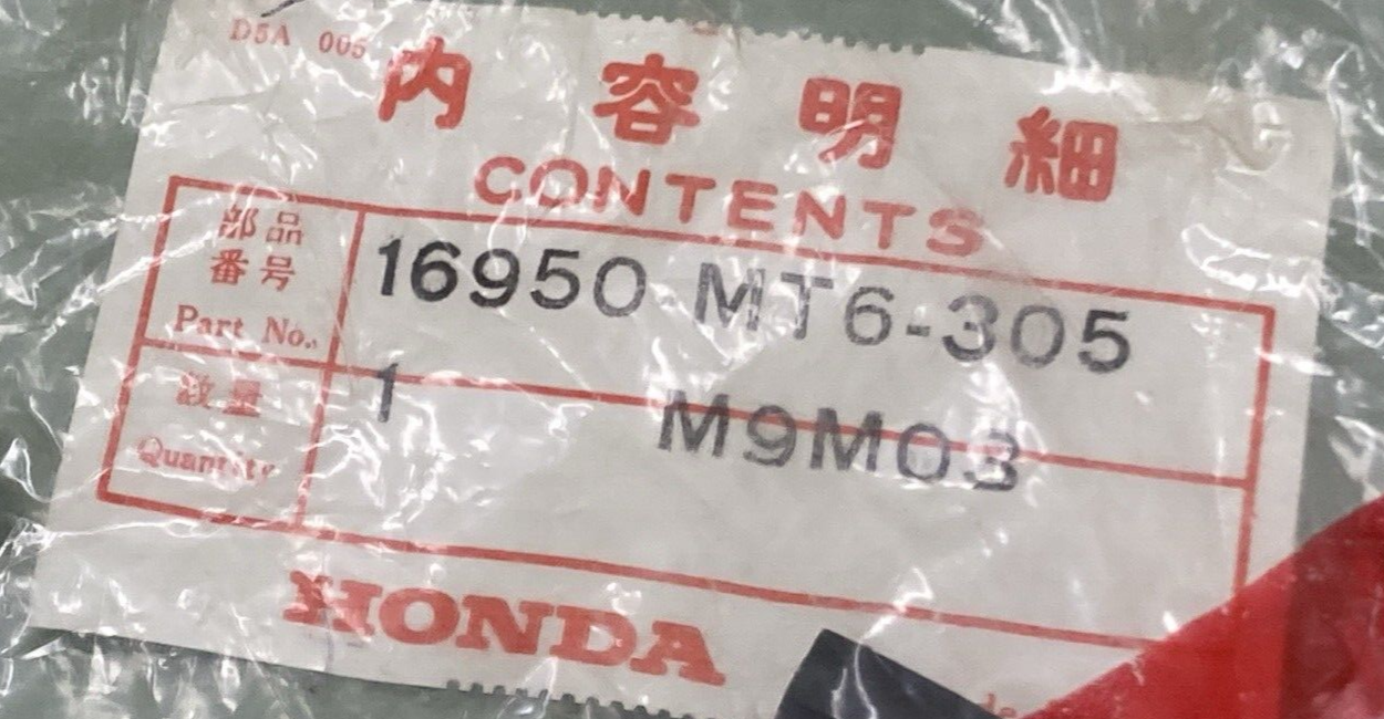 NEW GENUINE HONDA 16950-MT6-305 TUBE SET FUEL PUMP