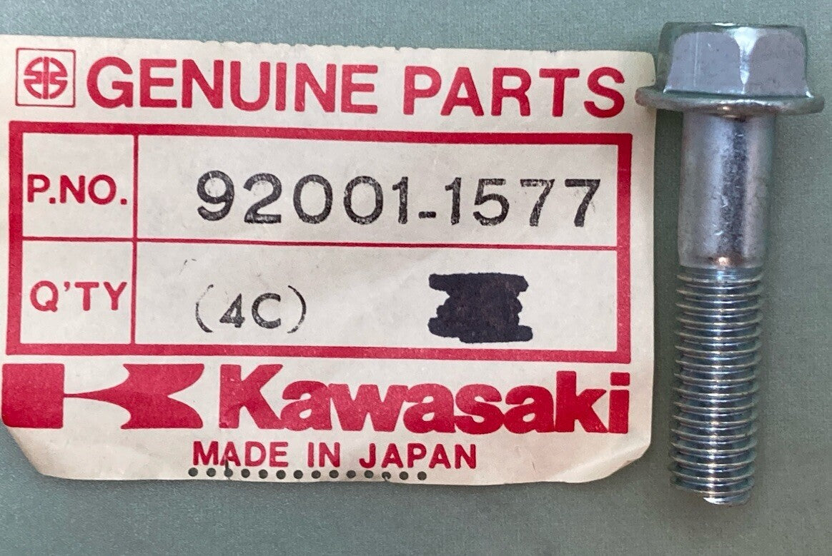 NEW GENUINE KAWASAKI 92001-1577  BOLT, FLANGED, 8X35