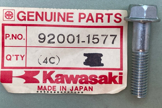 NEW GENUINE KAWASAKI 92001-1577  BOLT, FLANGED, 8X35