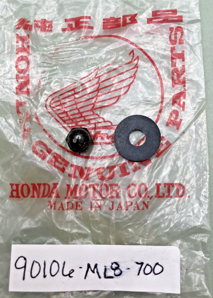 GENUINE HONDA 90106-ML8-700  NUT, CAP (5MM)