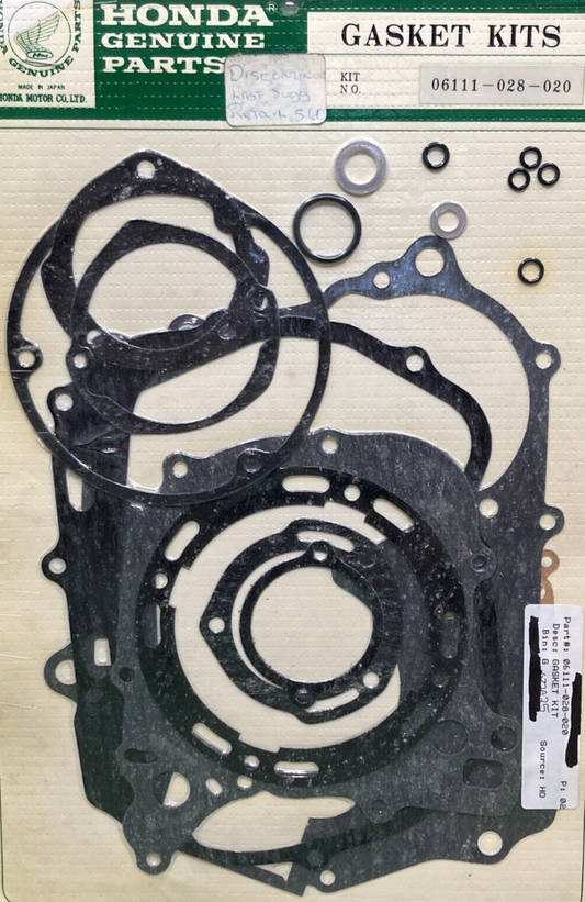 NEW GENUINE HONDA 06111-028-020 GASKET SET - COMPLETE