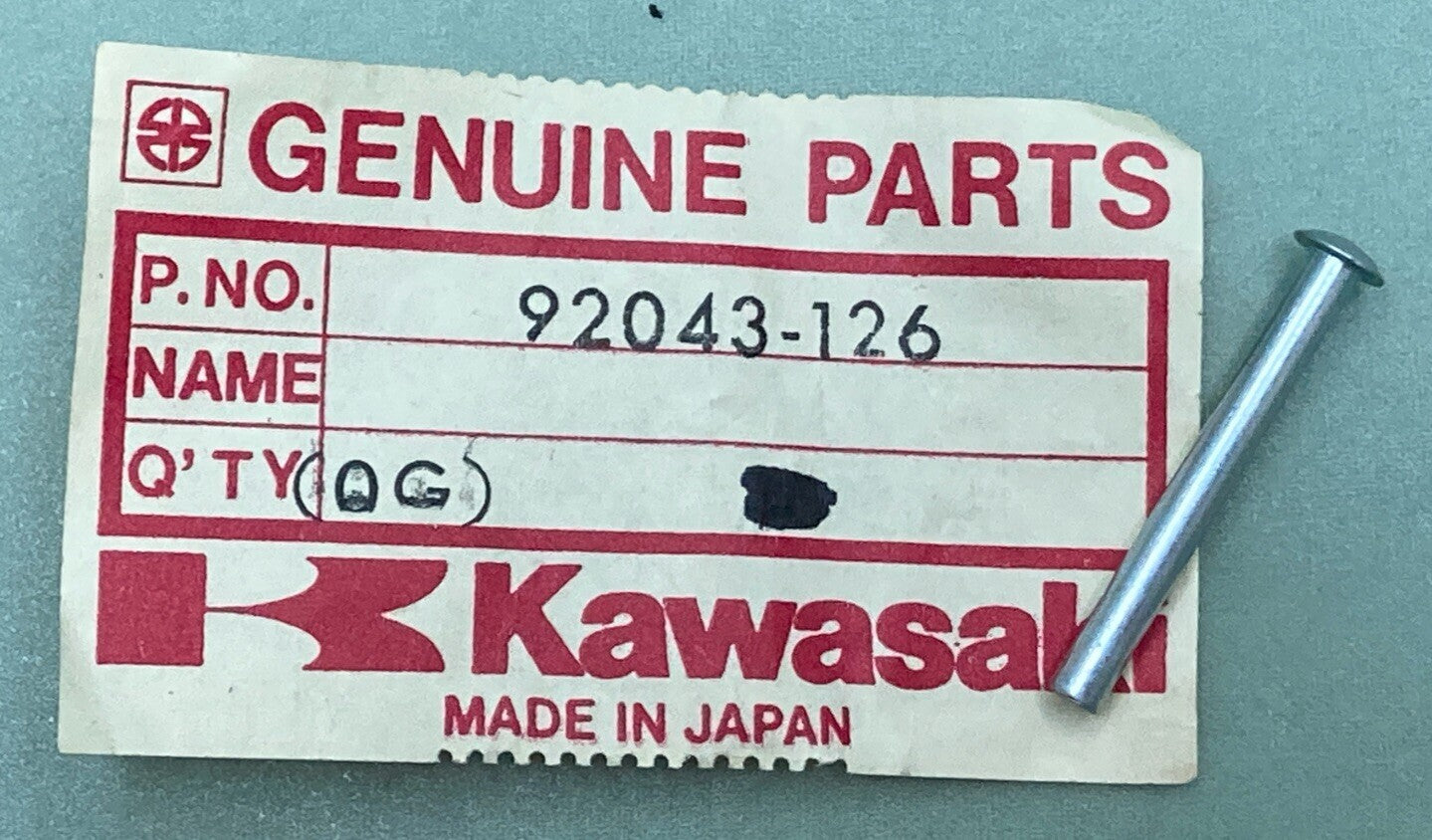 QTY 2 NEW GENUINE KAWASAKI 92043-126 PIN HOOK