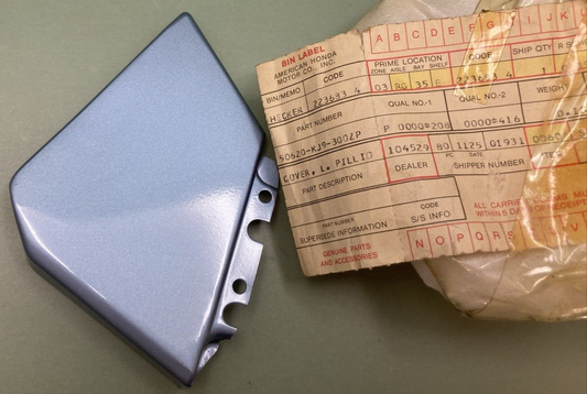 NEW GENUINE HONDA 50620-KJ9-300ZP COVER LEFT PILLION STEP SATELLITE BLUE