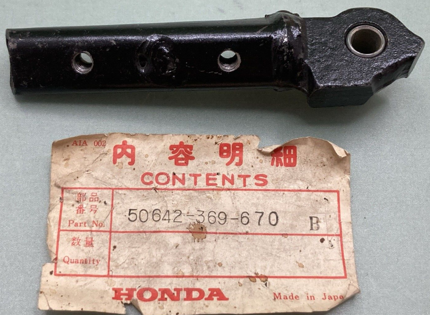 NEW GENUINE HONDA 50642-369-670 STEP LEFT BLACK