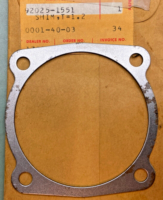 NEW REPLACES KAWASAKI 92025-1551 SHIM, T=1.2