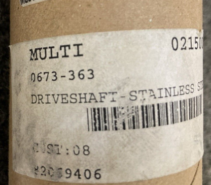 NEW GENUINE ARCTIC CAT 0673-363 DRIVESHAFT STAINLESS STEEL