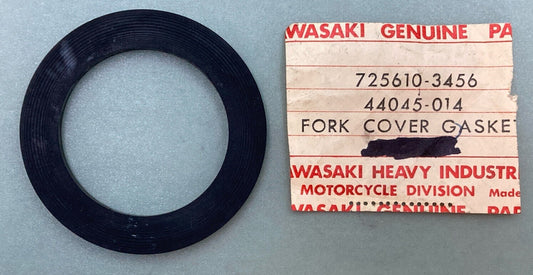 NEW GENUINE KAWASAKI 725610-3456 GASKET FORK COVER SUPERSEDED 44045-014