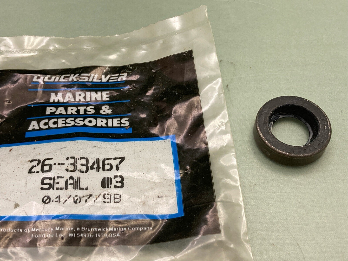 NEW GENUINE MERCURY QUICKSILVER 26-33467 SEAL