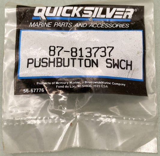 NEW GENUINE MERCURY QUICKSILVER 87-813737 PUSHBUTT SWCH TRANSMISSION 496 CID