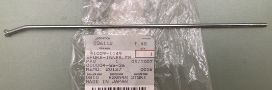 NEW REPLACES KAWASAKI 41029-1149 SPOKE Inner Front Left 210MM X 165D