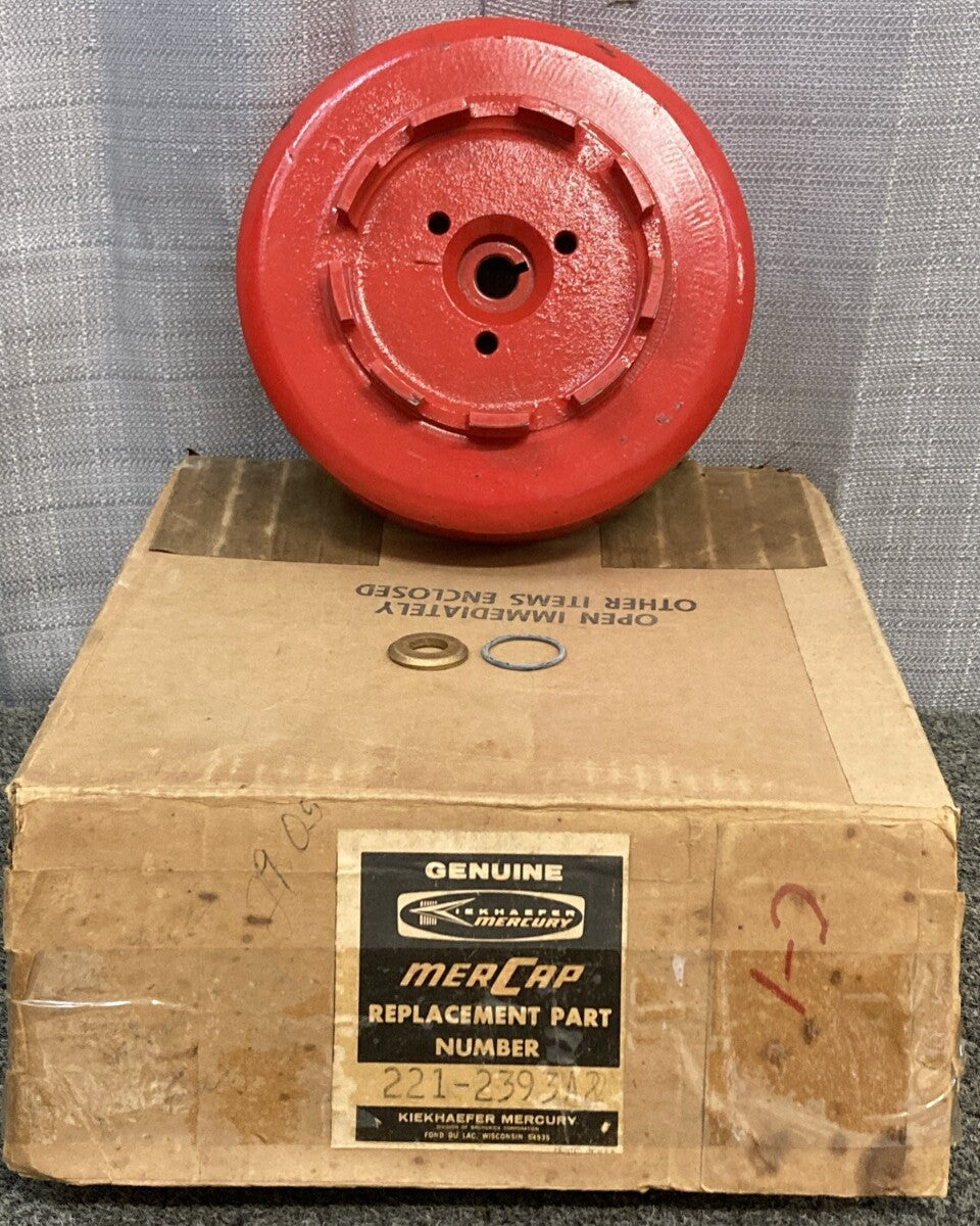 NEW GENUINE MERCURY QUICKSILVER 221-2393A2 FLYWHEEL DSH STAT HSNG ASM 40HP