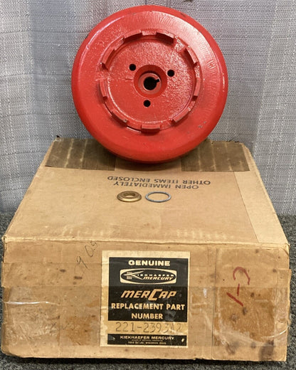 NEW GENUINE MERCURY QUICKSILVER 221-2393A2 FLYWHEEL DSH STAT HSNG ASM 40HP
