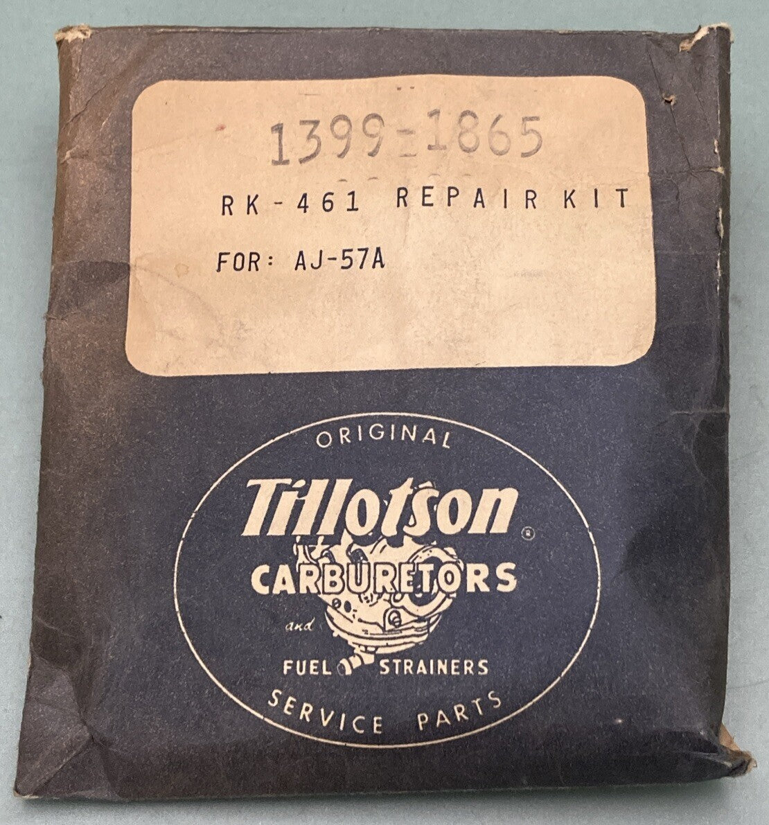 NEW TILLOTSON CARBURETORS 1399-1865 CARBURETOR REPAIR KIT ASM RK-461 INCOMPLETE
