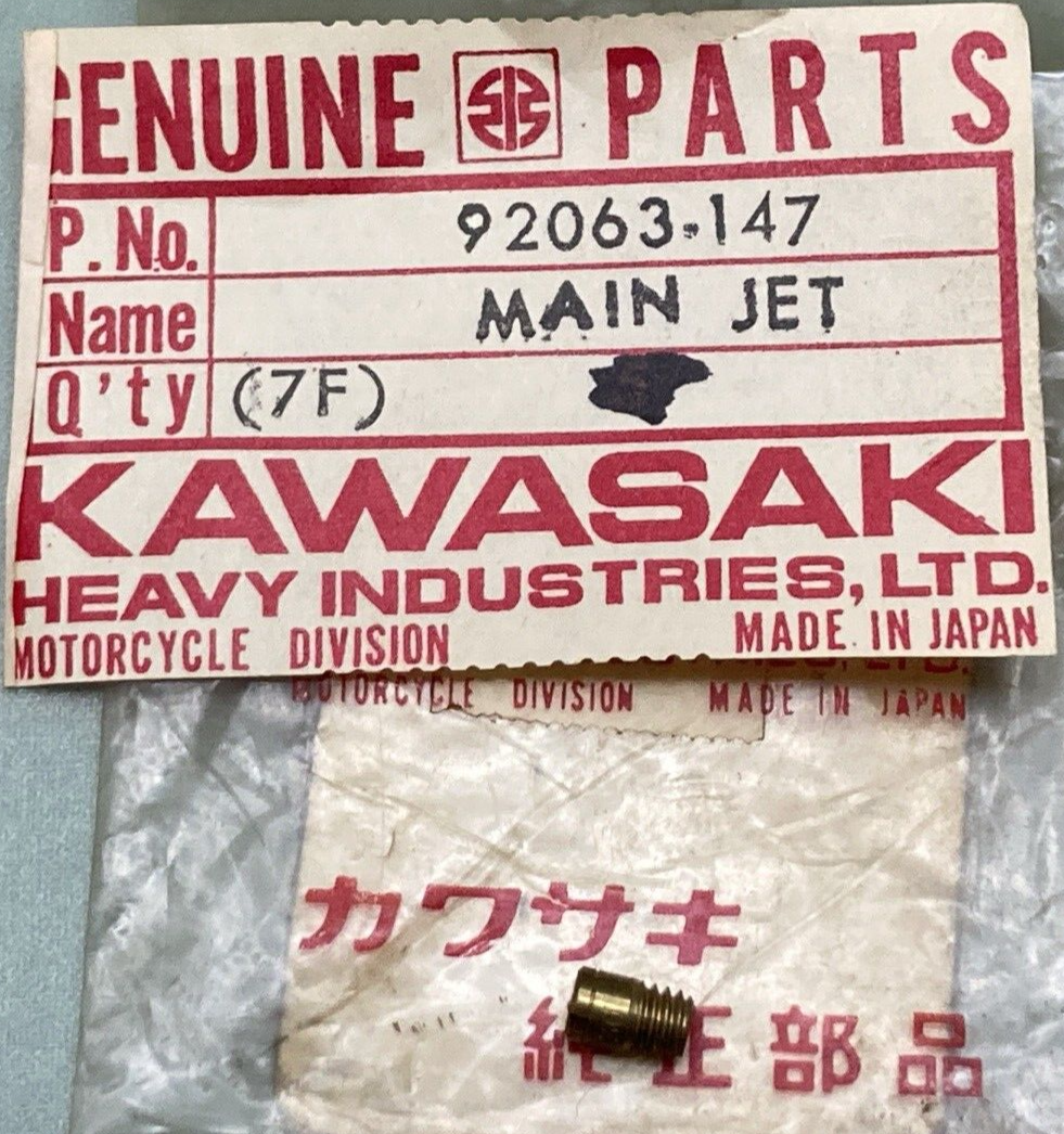 NEW GENUINE KAWASAKI 92063-147 MAIN JET #130