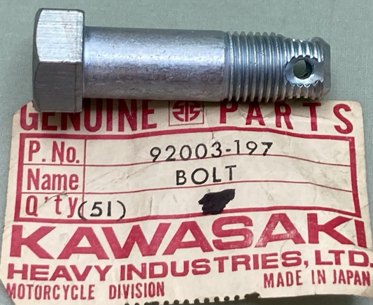 NEW GENUINE KAWASAKI 92003-197 BOLT REAR TORQUE LINK
