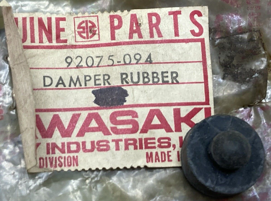 NEW GENUINE KAWASAKI 92075-094 DAMPER RUBBER BRACKET