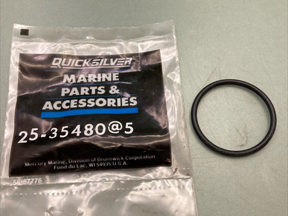 QTY 5 NEW GENUINE MERCURY QUICKSILVER 25-35480 O RING