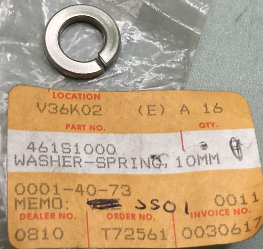 NEW REPLACES KAWASAKI 461S1000 WASHER SPRING 10mm