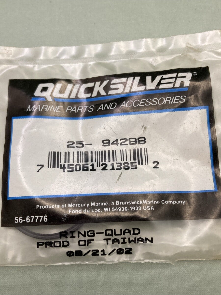 QTY 2 NEW GENUINE MERCURY QUICKSILVER 25-94288 RING-QUAD