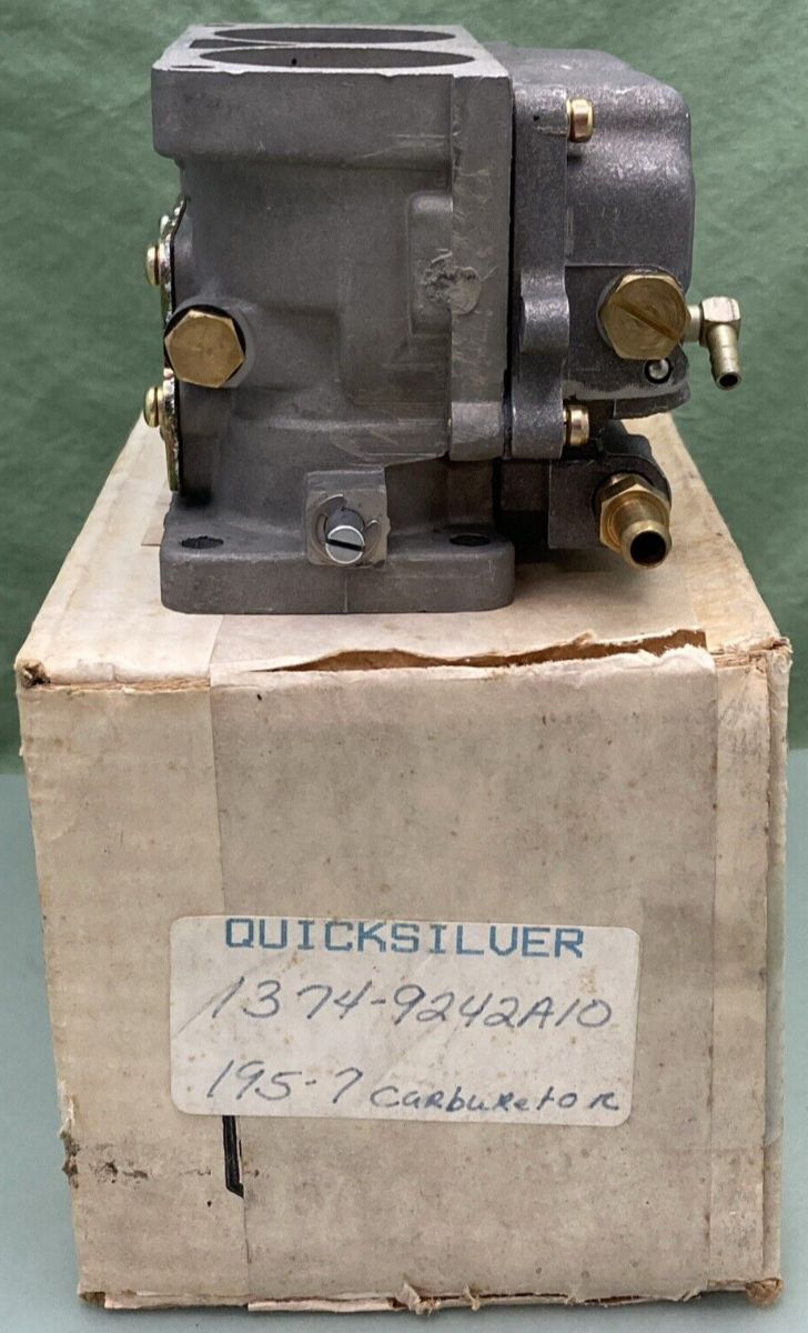 NEW GENUINE MERCURY QUICKSILVER 1374-9242A10 CARBURETOR OUTBOARD 175HP