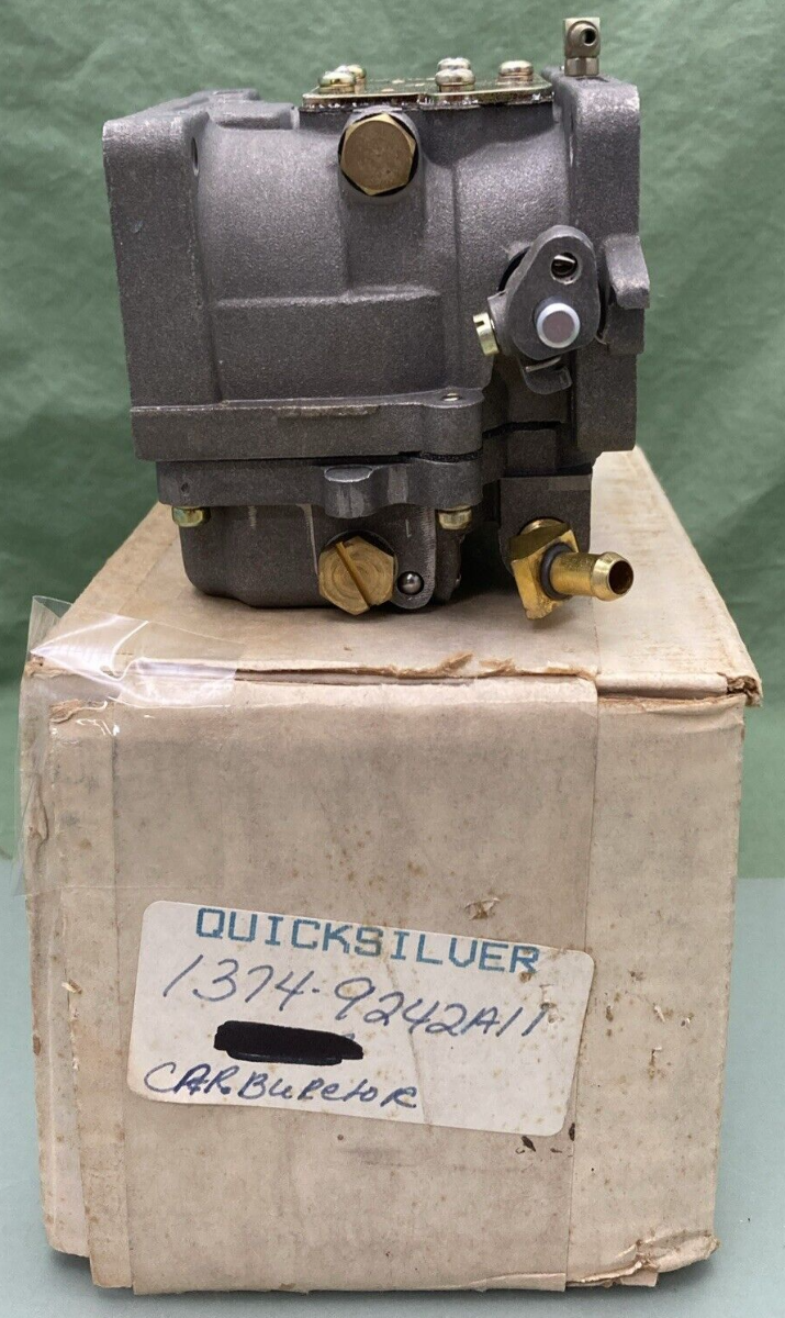 NEW GENUINE MERCURY QUICKSILVER 1374-9242A11 CARBURETOR ASM OUTBOARD 175HP