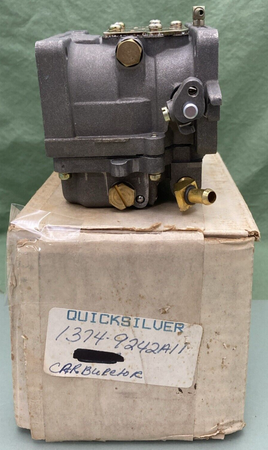 NEW GENUINE MERCURY QUICKSILVER 1374-9242A11 CARBURETOR ASM OUTBOARD 175HP