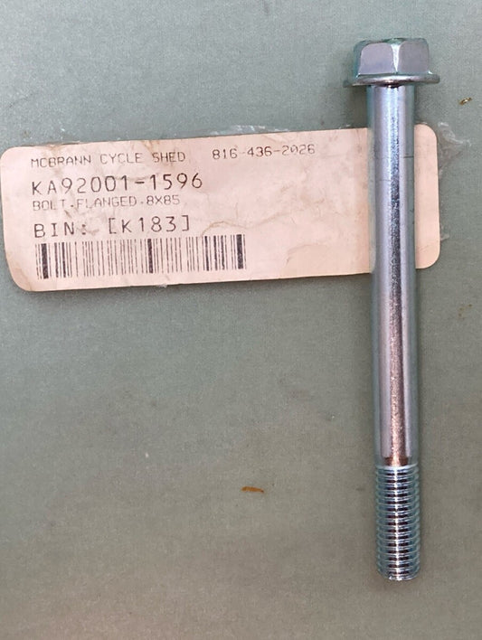 NEW REPLACES KAWASAKI 92001-1596 BOLT, FLANGED, 8X85