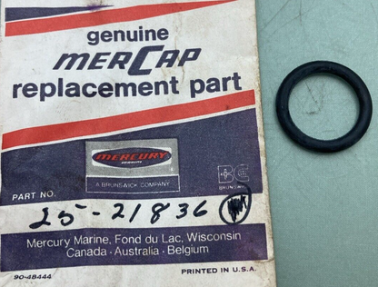 QTY 2 NEW GENUINE MERCURY 25-21836 O RING .796 x .139