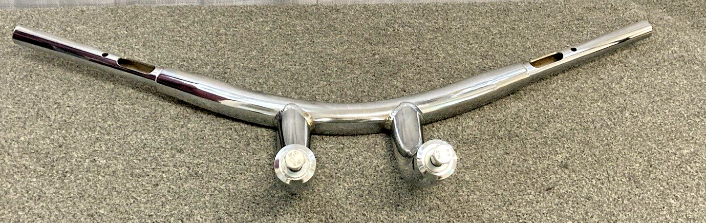 NEW DRAG SPECIALTIES 0601-0492 CHROME 1-1/2" Super Radius T-Bars HONDA VTX