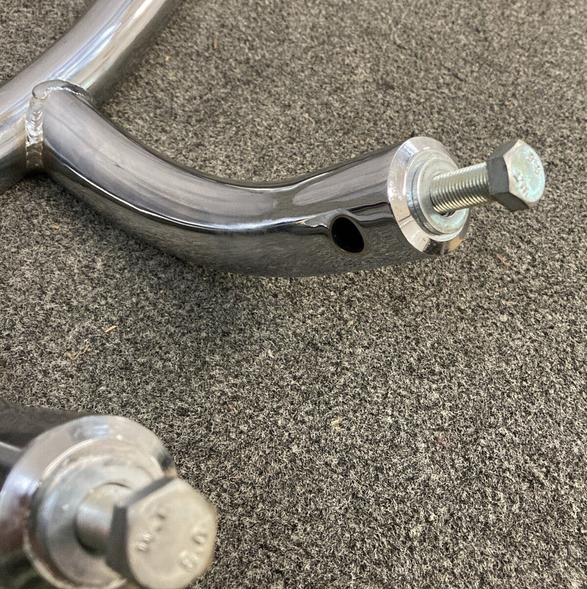 NEW DRAG SPECIALTIES 0601-0492 CHROME 1-1/2" Super Radius T-Bars HONDA VTX