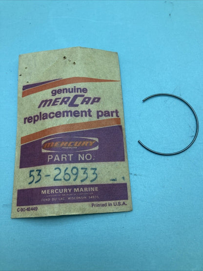 QTY 2 NEW GENUINE MERCURY 53-26933 RING-SNAP
