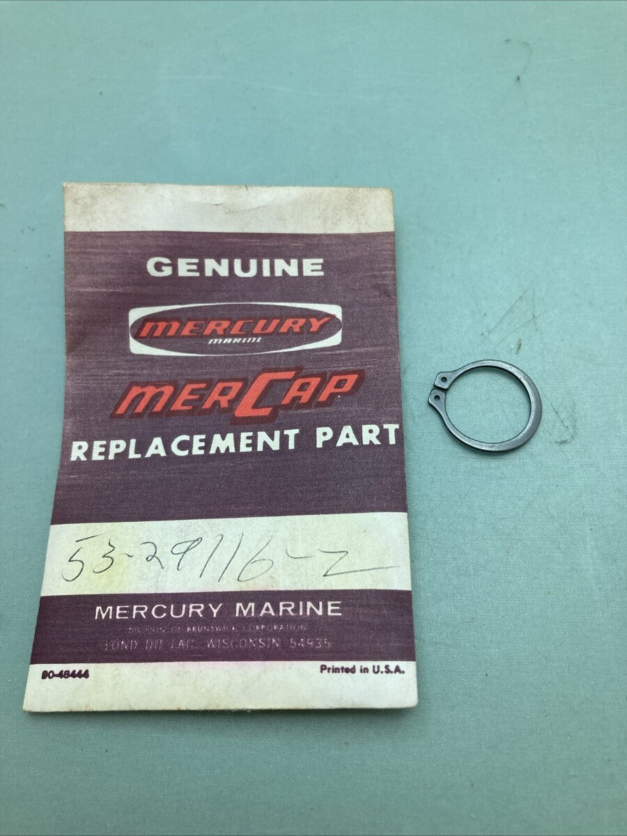 QTY 2 NEW GENUINE MERCURY 53-29116 RETAINING RING